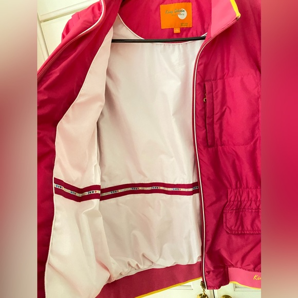 King Gibson Pink Insulated puffy coat Vest Removable sleeves Women's XS Golf - Picture 10 of 12